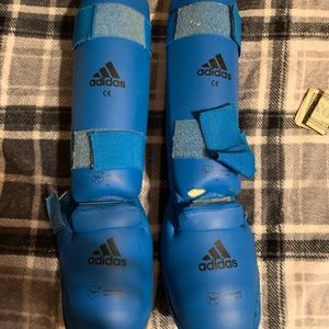 BLUE ADIDAS WKF APPROVED SHIN-INSTEP PROTECTOR